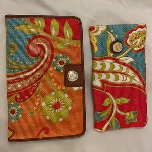 Spartina 449 wallet and soft sunglasses case
